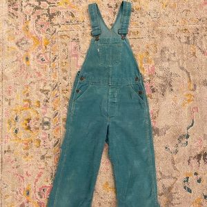 VINTAGE Levi’s green corduroy overalls